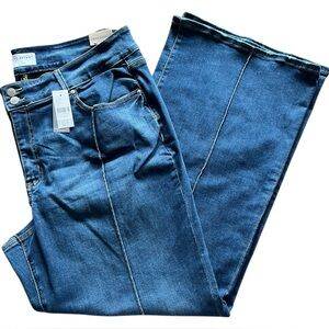 NWT Lane Bryant 22 High Rise Jeans Flare Tummy Control